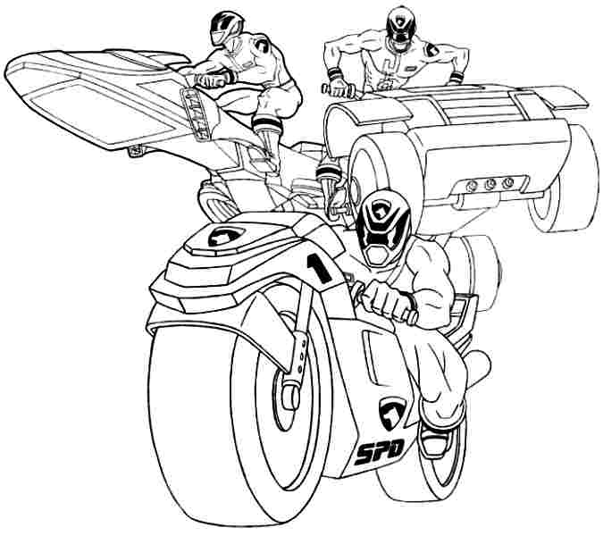 Dibujo para colorear: Power Rangers (Superhéroes) #50084 - Dibujos para Colorear e Imprimir Gratis