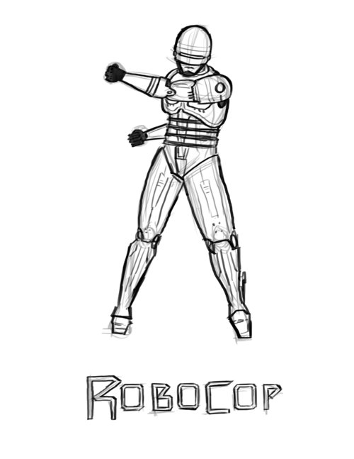 Dibujo para colorear: Robocop (Superhéroes) #71367 - Dibujos para Colorear e Imprimir Gratis