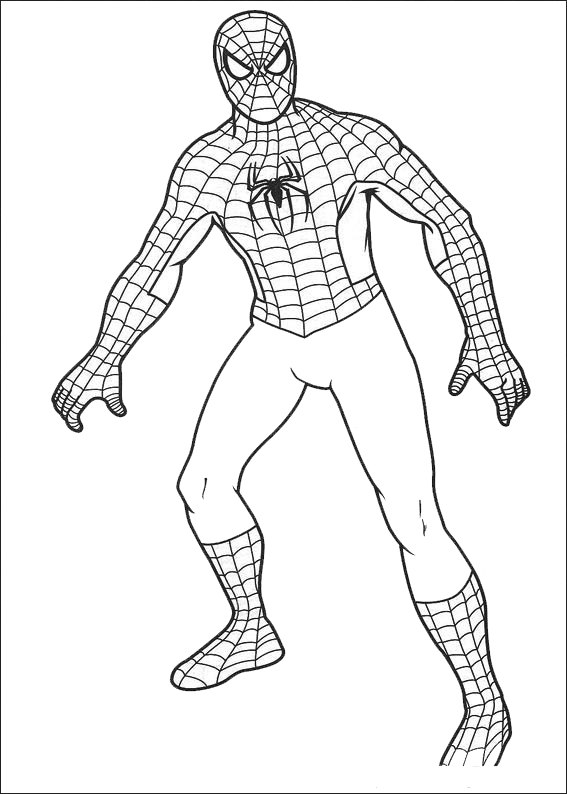 Dibujo para colorear: Spiderman (Superhéroes) #78651 - Dibujos para Colorear e Imprimir Gratis