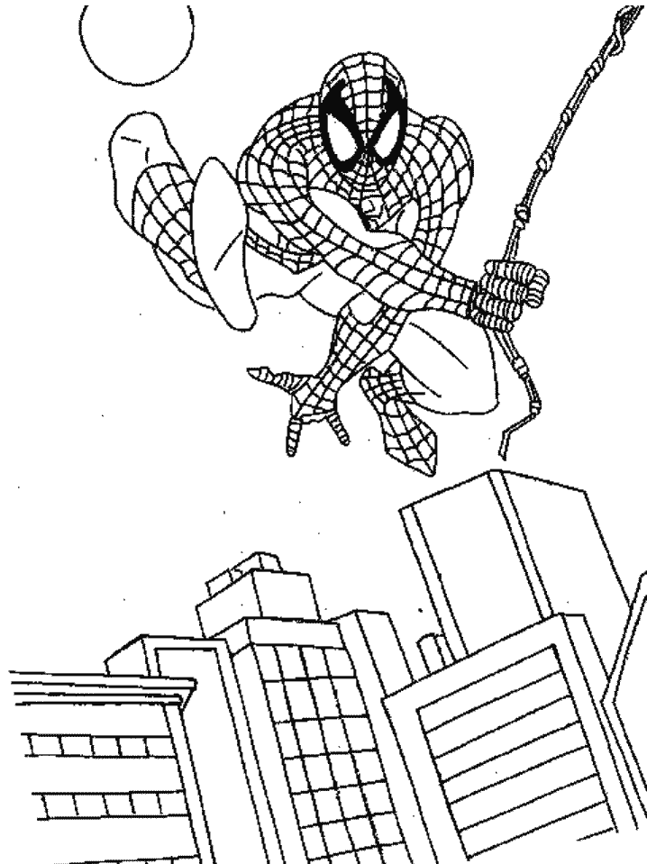 Dibujo para colorear: Spiderman (Superhéroes) #78657 - Dibujos para Colorear e Imprimir Gratis
