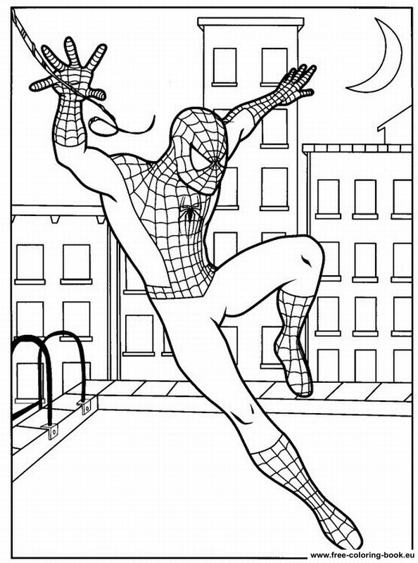 Dibujo para colorear: Spiderman (Superhéroes) #78660 - Dibujos para Colorear e Imprimir Gratis