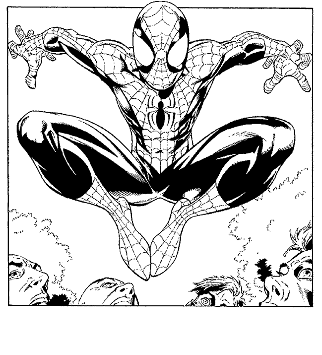 Dibujo para colorear: Spiderman (Superhéroes) #78710 - Dibujos para Colorear e Imprimir Gratis