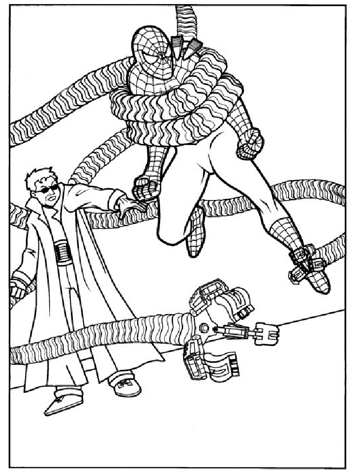 Dibujo para colorear: Spiderman (Superhéroes) #78714 - Dibujos para Colorear e Imprimir Gratis