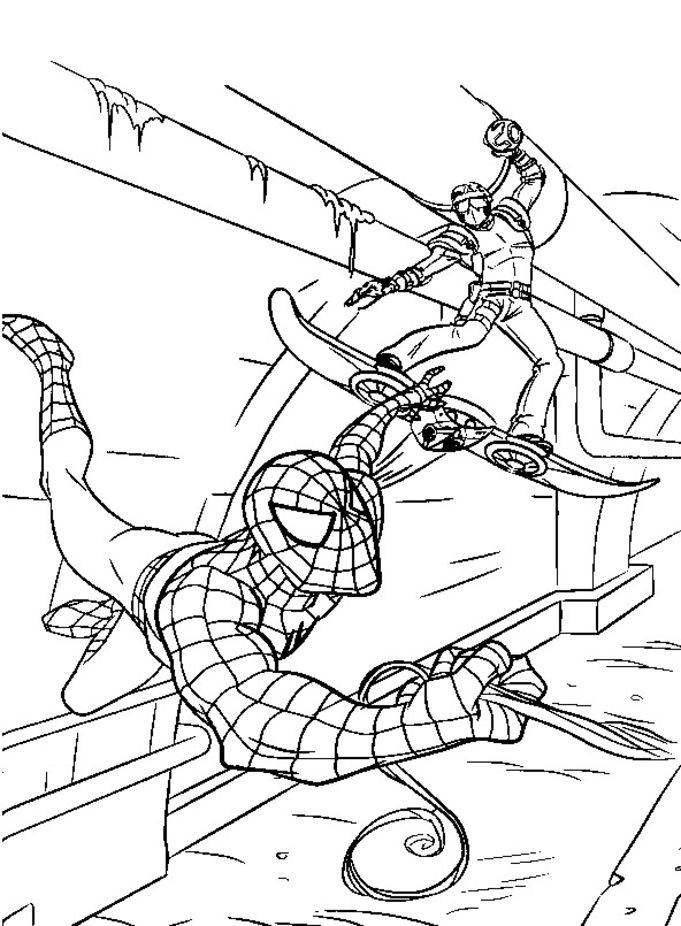 Dibujo para colorear: Spiderman (Superhéroes) #78734 - Dibujos para Colorear e Imprimir Gratis