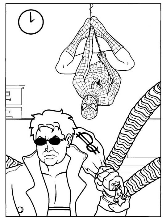 Dibujo para colorear: Spiderman (Superhéroes) #78779 - Dibujos para Colorear e Imprimir Gratis