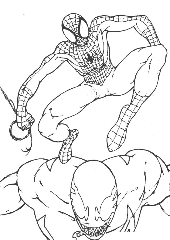 Dibujo para colorear: Spiderman (Superhéroes) #78845 - Dibujos para Colorear e Imprimir Gratis