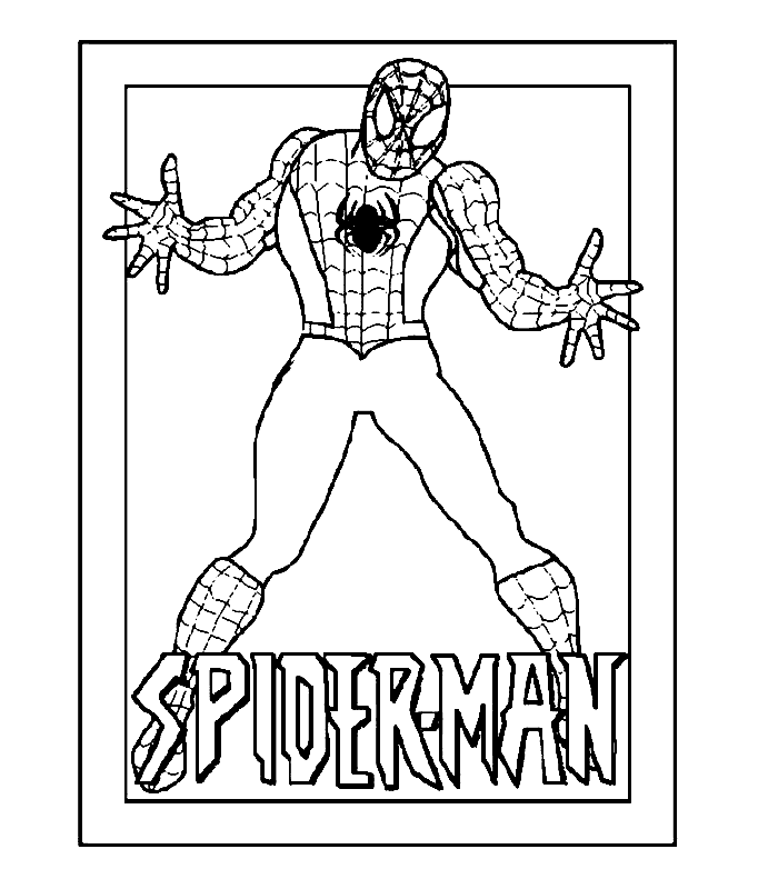 Dibujo para colorear: Spiderman (Superhéroes) #78863 - Dibujos para Colorear e Imprimir Gratis