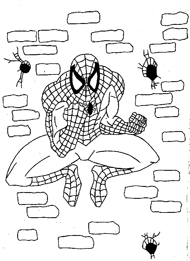 Dibujo para colorear: Spiderman (Superhéroes) #78891 - Dibujos para Colorear e Imprimir Gratis