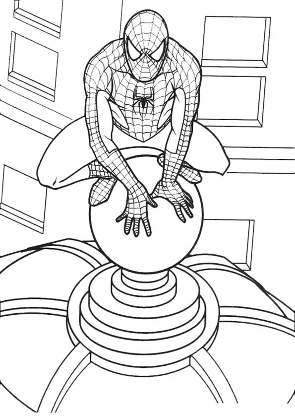 Dibujo para colorear: Spiderman (Superhéroes) #78895 - Dibujos para Colorear e Imprimir Gratis