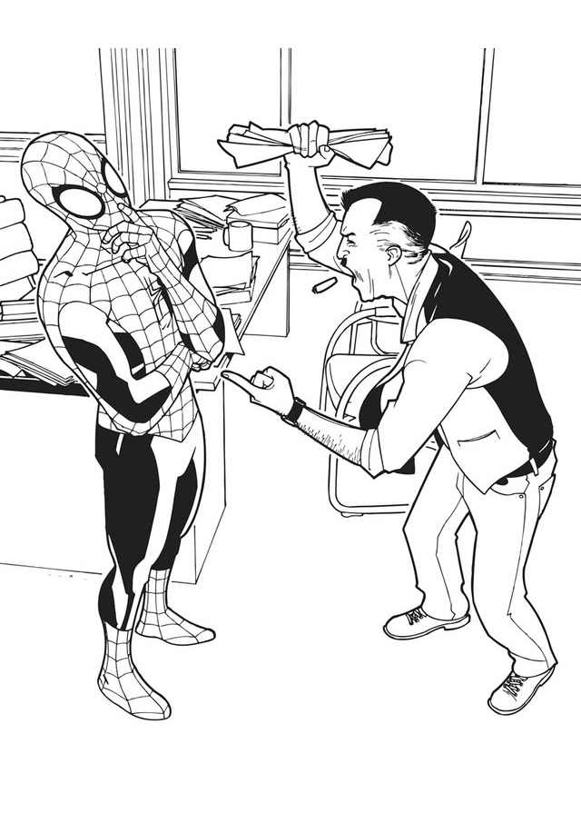 Dibujo para colorear: Spiderman (Superhéroes) #78905 - Dibujos para Colorear e Imprimir Gratis