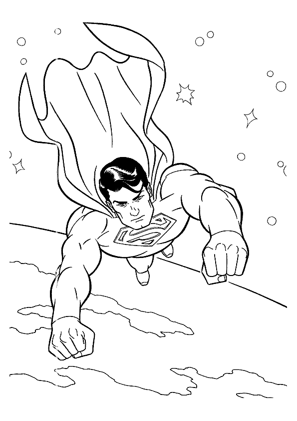 Dibujo para colorear: Superman (Superhéroes) #83614 - Dibujos para Colorear e Imprimir Gratis