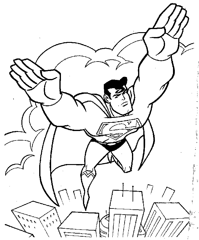 Dibujo para colorear: Superman (Superhéroes) #83624 - Dibujos para Colorear e Imprimir Gratis