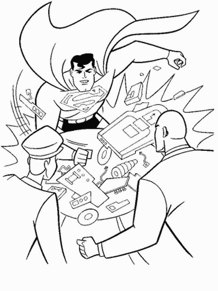 Dibujo para colorear: Superman (Superhéroes) #83632 - Dibujos para Colorear e Imprimir Gratis