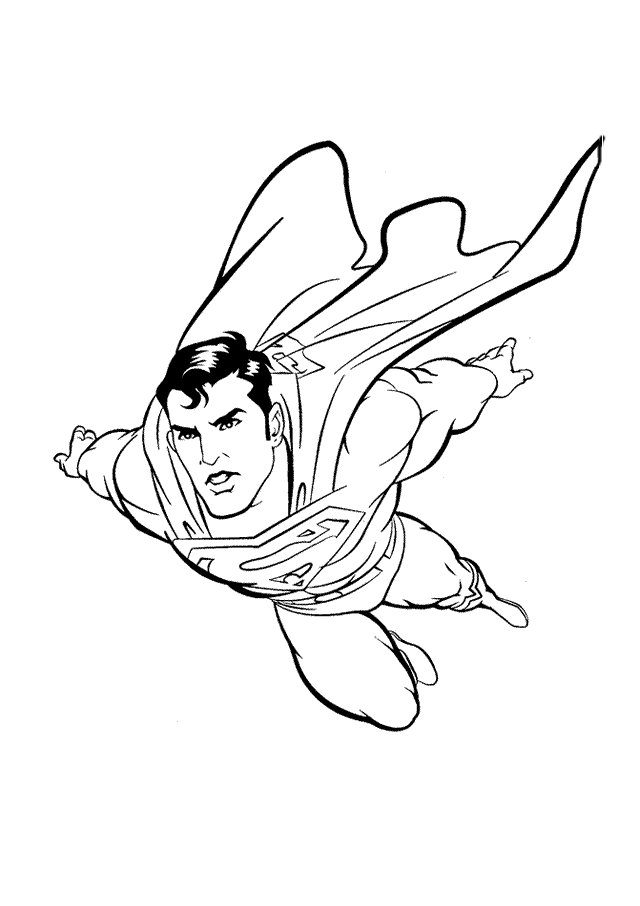 Dibujo para colorear: Superman (Superhéroes) #83637 - Dibujos para Colorear e Imprimir Gratis