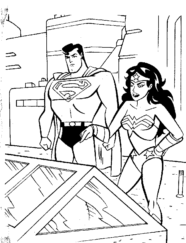 Dibujo para colorear: Superman (Superhéroes) #83669 - Dibujos para Colorear e Imprimir Gratis