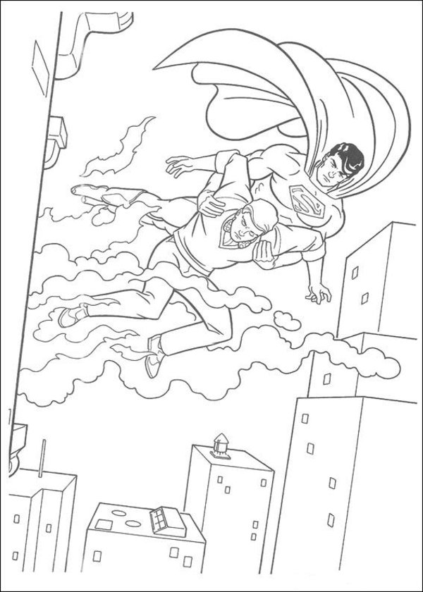 Dibujo para colorear: Superman (Superhéroes) #83692 - Dibujos para Colorear e Imprimir Gratis