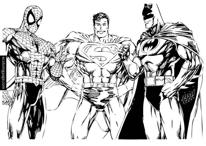 Dibujo para colorear: Superman (Superhéroes) #83711 - Dibujos para Colorear e Imprimir Gratis
