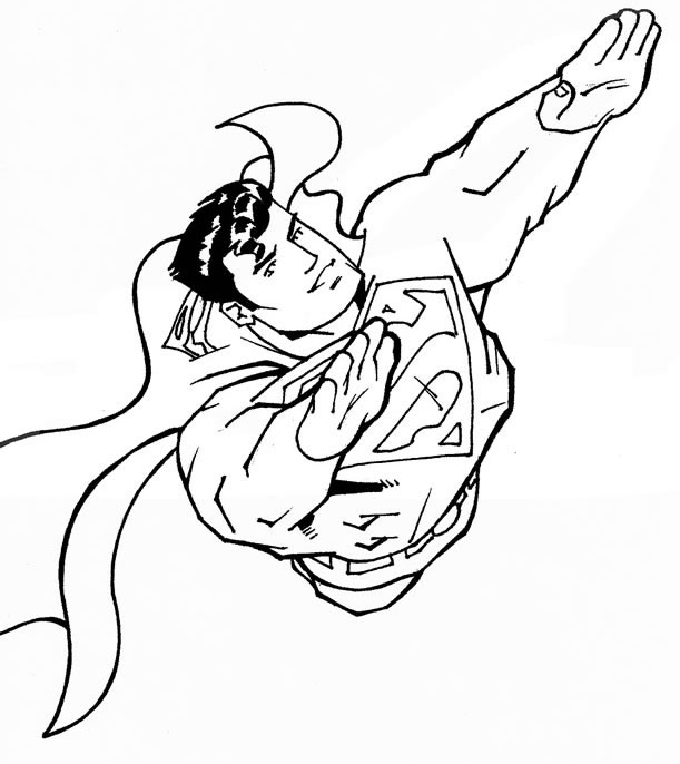 Dibujo para colorear: Superman (Superhéroes) #83717 - Dibujos para Colorear e Imprimir Gratis
