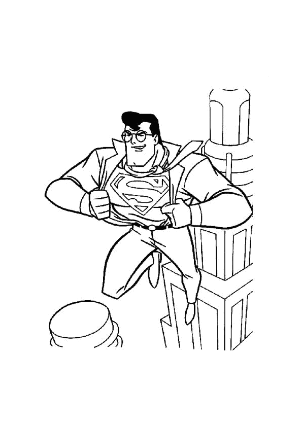 Dibujo para colorear: Superman (Superhéroes) #83721 - Dibujos para Colorear e Imprimir Gratis