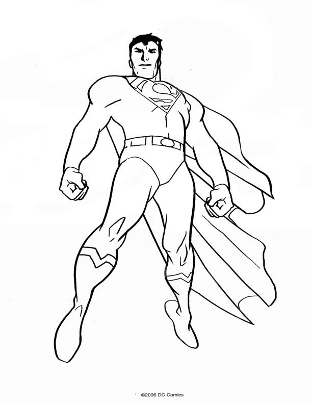 Dibujo para colorear: Superman (Superhéroes) #83739 - Dibujos para Colorear e Imprimir Gratis
