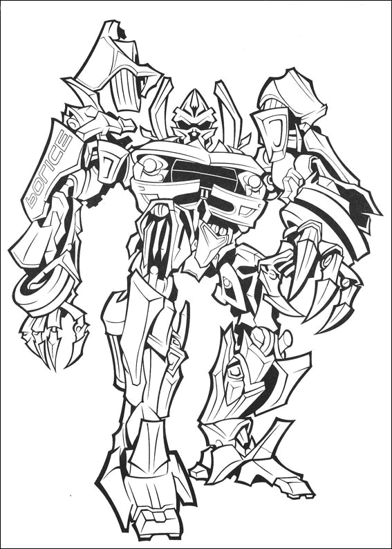 Dibujo para colorear: Transformers (Superhéroes) #75091 - Dibujos para Colorear e Imprimir Gratis