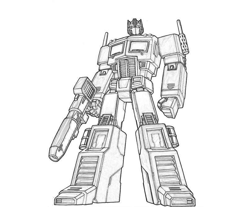 Dibujo para colorear: Transformers (Superhéroes) #75109 - Dibujos para Colorear e Imprimir Gratis