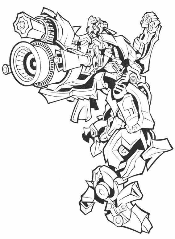 Dibujo para colorear: Transformers (Superhéroes) #75144 - Dibujos para Colorear e Imprimir Gratis