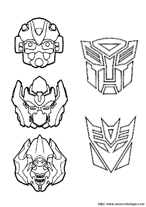 Dibujo para colorear: Transformers (Superhéroes) #75149 - Dibujos para Colorear e Imprimir Gratis