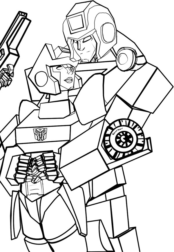 Dibujo para colorear: Transformers (Superhéroes) #75186 - Dibujos para Colorear e Imprimir Gratis