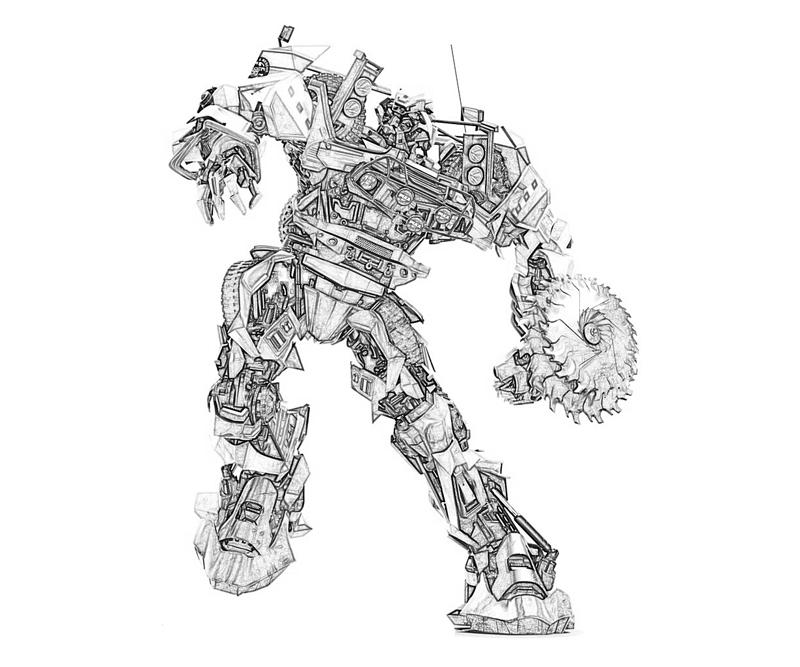 Dibujo para colorear: Transformers (Superhéroes) #75196 - Dibujos para Colorear e Imprimir Gratis