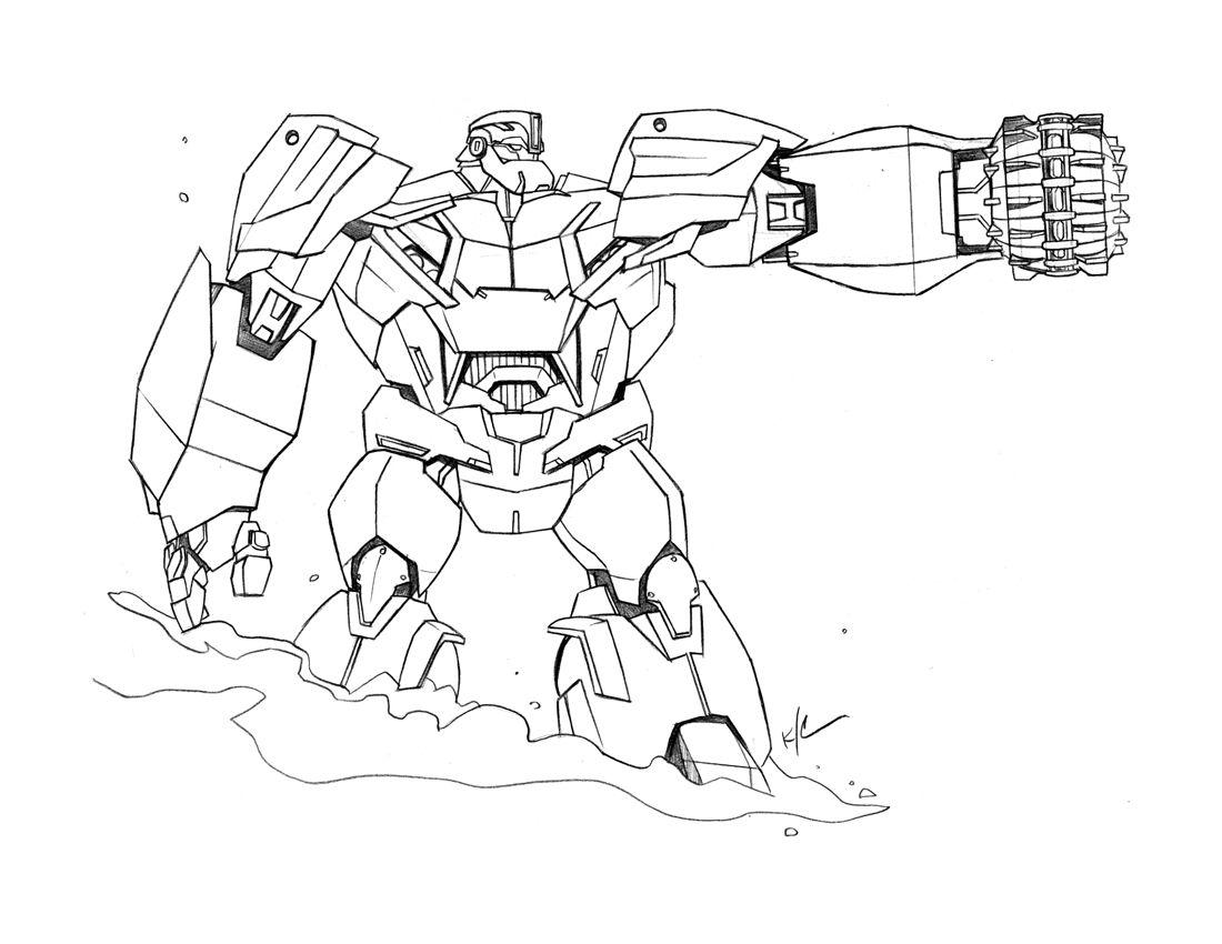 Dibujo para colorear: Transformers (Superhéroes) #75206 - Dibujos para Colorear e Imprimir Gratis