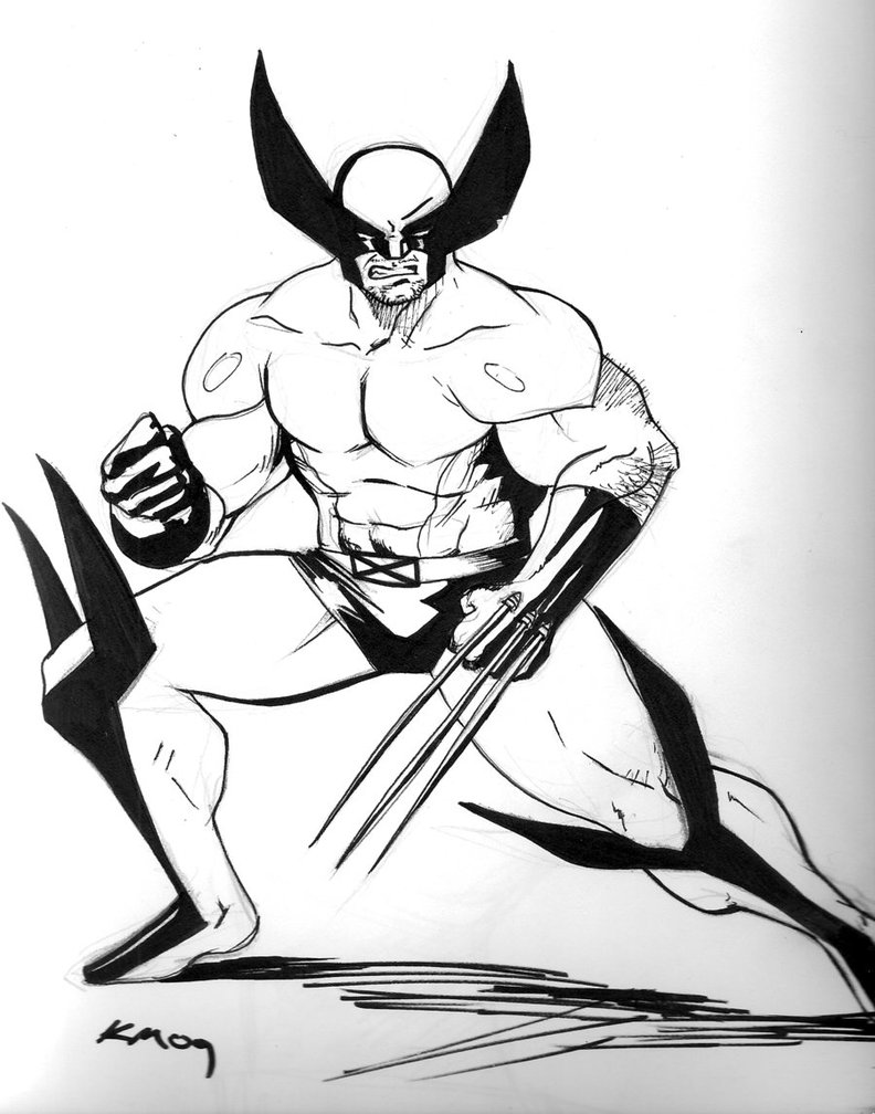 Dibujo para colorear: Wolverine (Superhéroes) #74844 - Dibujos para Colorear e Imprimir Gratis