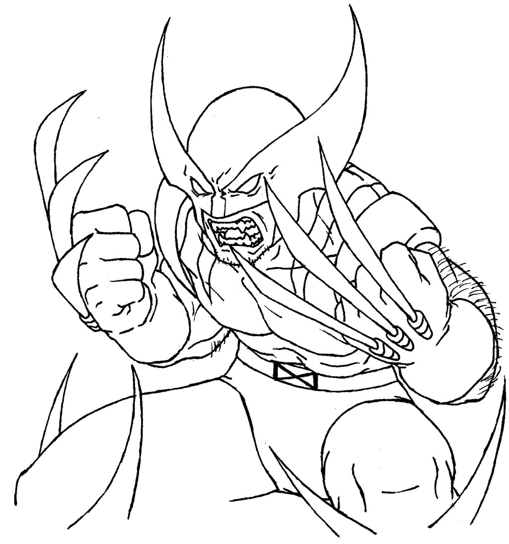 Dibujo para colorear: Wolverine (Superhéroes) #74855 - Dibujos para Colorear e Imprimir Gratis