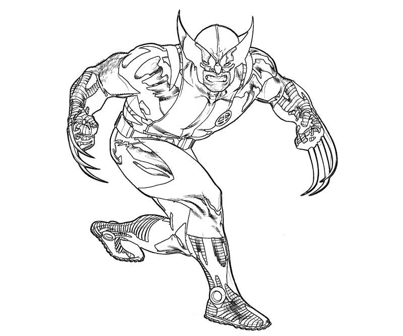 Dibujo para colorear: Wolverine (Superhéroes) #74893 - Dibujos para Colorear e Imprimir Gratis