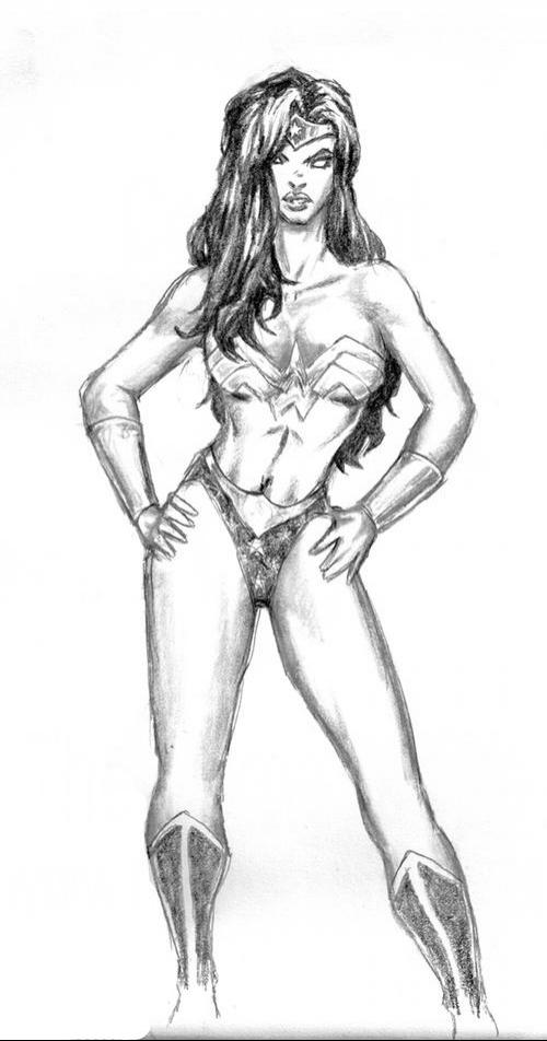 Dibujo para colorear: Wonder Woman (Superhéroes) #74595 - Dibujos para Colorear e Imprimir Gratis