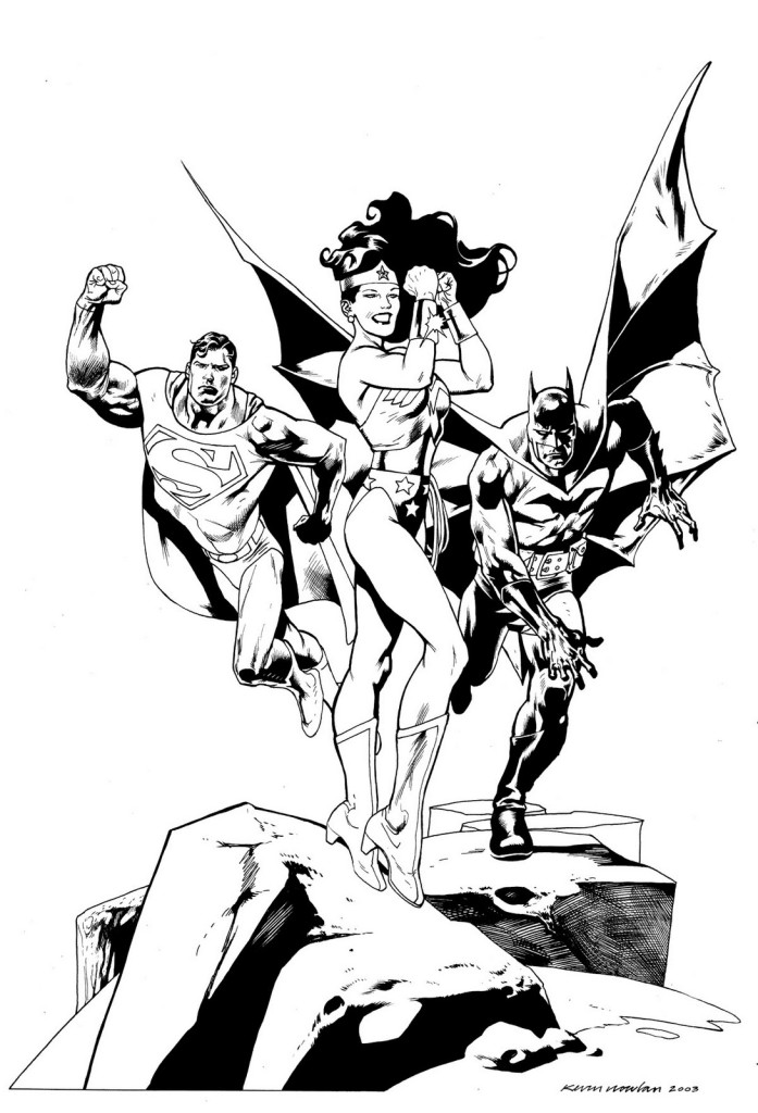 Dibujo para colorear: Wonder Woman (Superhéroes) #74627 - Dibujos para Colorear e Imprimir Gratis