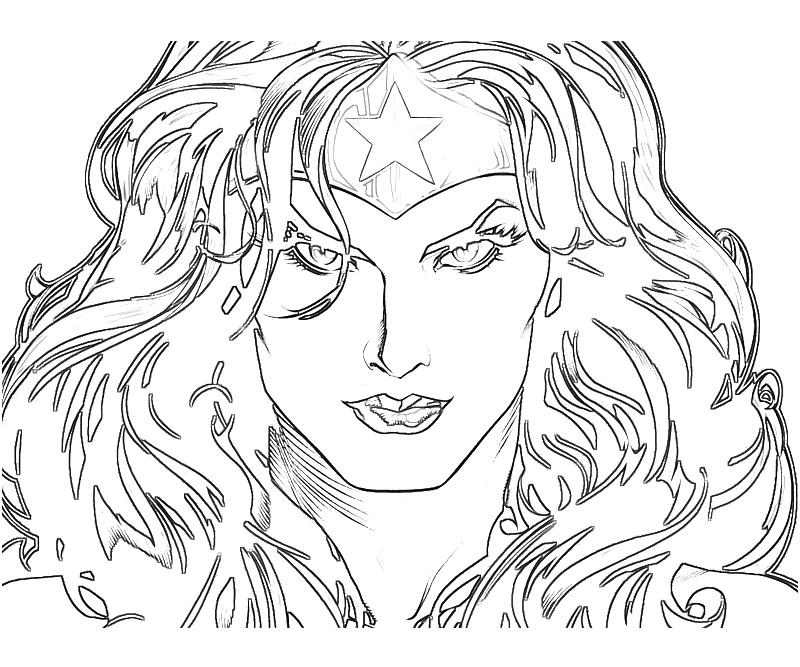 Dibujo para colorear: Wonder Woman (Superhéroes) #74629 - Dibujos para Colorear e Imprimir Gratis