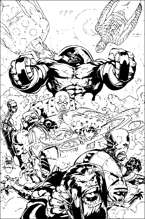 Dibujo para colorear: X-Men (Superhéroes) #74396 - Dibujos para Colorear e Imprimir Gratis