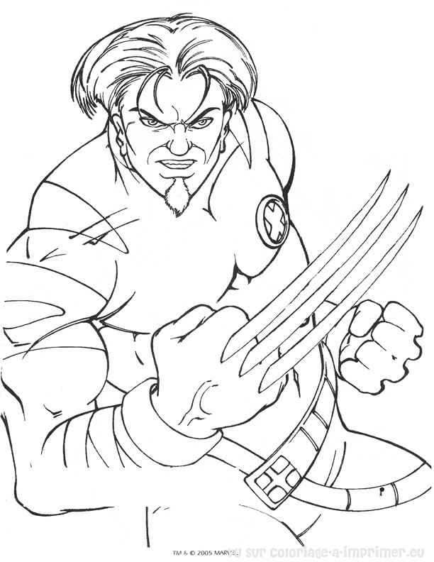 Dibujo para colorear: X-Men (Superhéroes) #74397 - Dibujos para Colorear e Imprimir Gratis