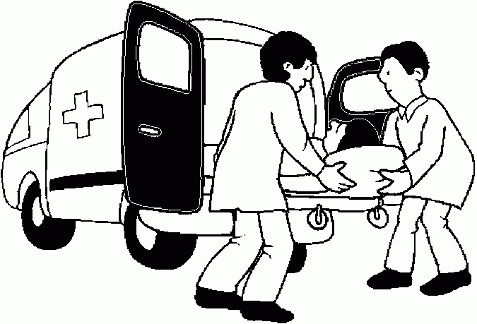Dibujo para colorear: Ambulance (Transporte) #136787 - Dibujos para Colorear e Imprimir Gratis