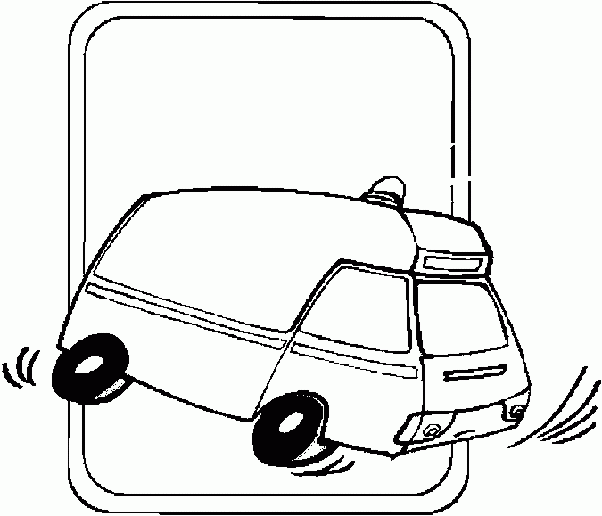 Dibujo para colorear: Ambulance (Transporte) #136841 - Dibujos para Colorear e Imprimir Gratis