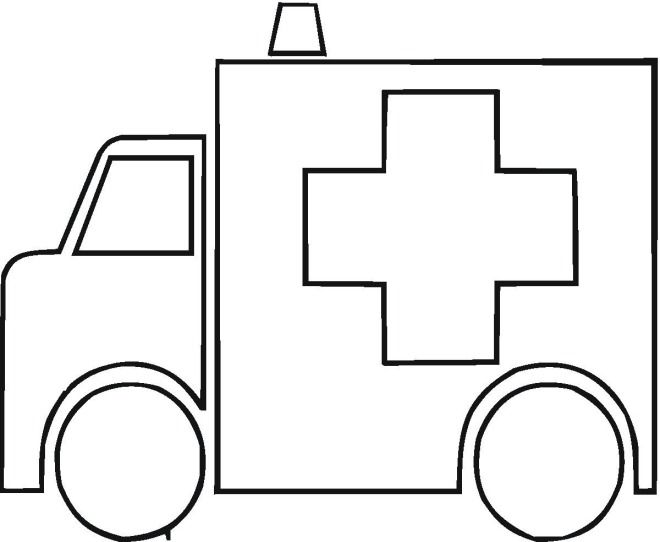 Dibujo para colorear: Ambulance (Transporte) #136843 - Dibujos para Colorear e Imprimir Gratis