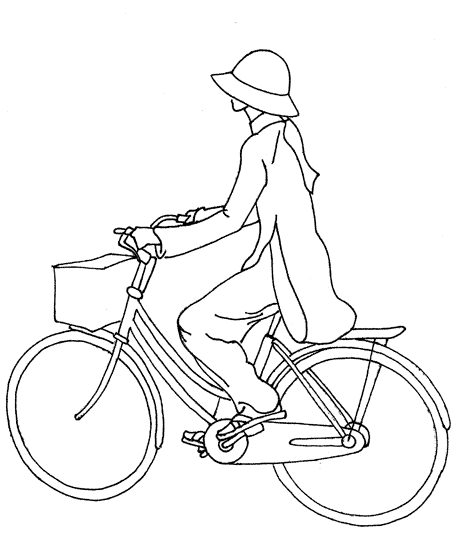 Dibujo para colorear: Bike / Bicycle (Transporte) #136945 - Dibujos para Colorear e Imprimir Gratis