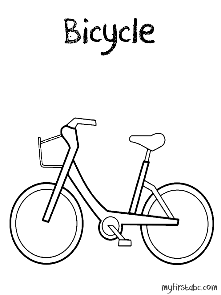 Dibujo para colorear: Bike / Bicycle (Transporte) #136950 - Dibujos para Colorear e Imprimir Gratis
