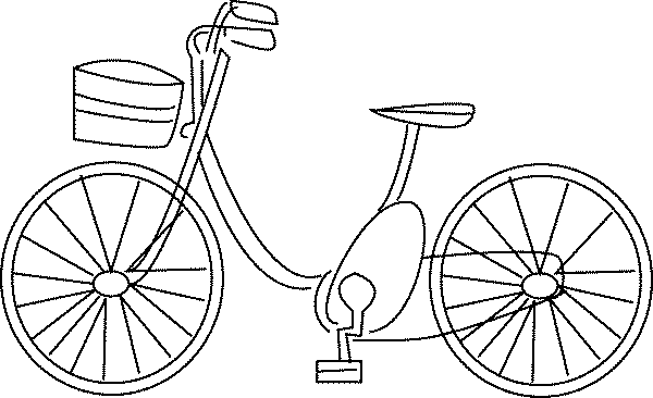 Dibujo para colorear: Bike / Bicycle (Transporte) #136954 - Dibujos para Colorear e Imprimir Gratis