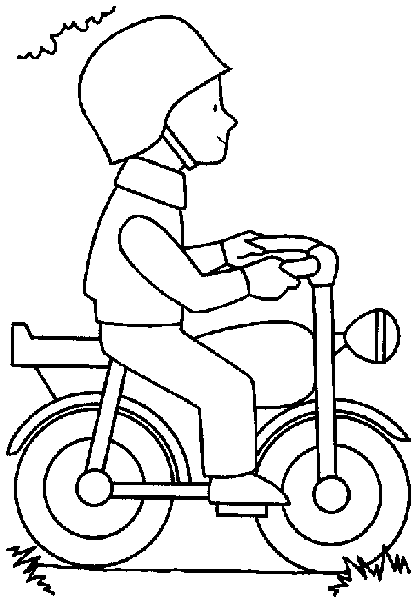 Dibujo para colorear: Bike / Bicycle (Transporte) #136969 - Dibujos para Colorear e Imprimir Gratis