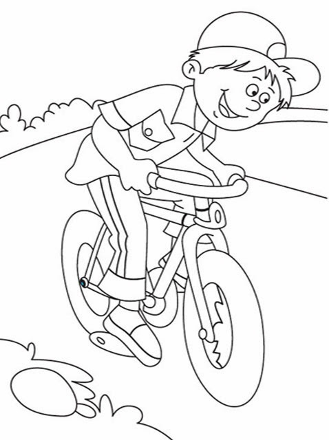 Dibujo para colorear: Bike / Bicycle (Transporte) #136977 - Dibujos para Colorear e Imprimir Gratis
