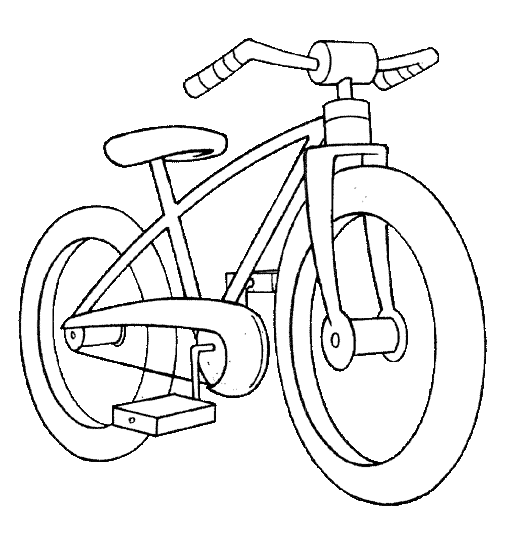 Dibujo para colorear: Bike / Bicycle (Transporte) #136982 - Dibujos para Colorear e Imprimir Gratis