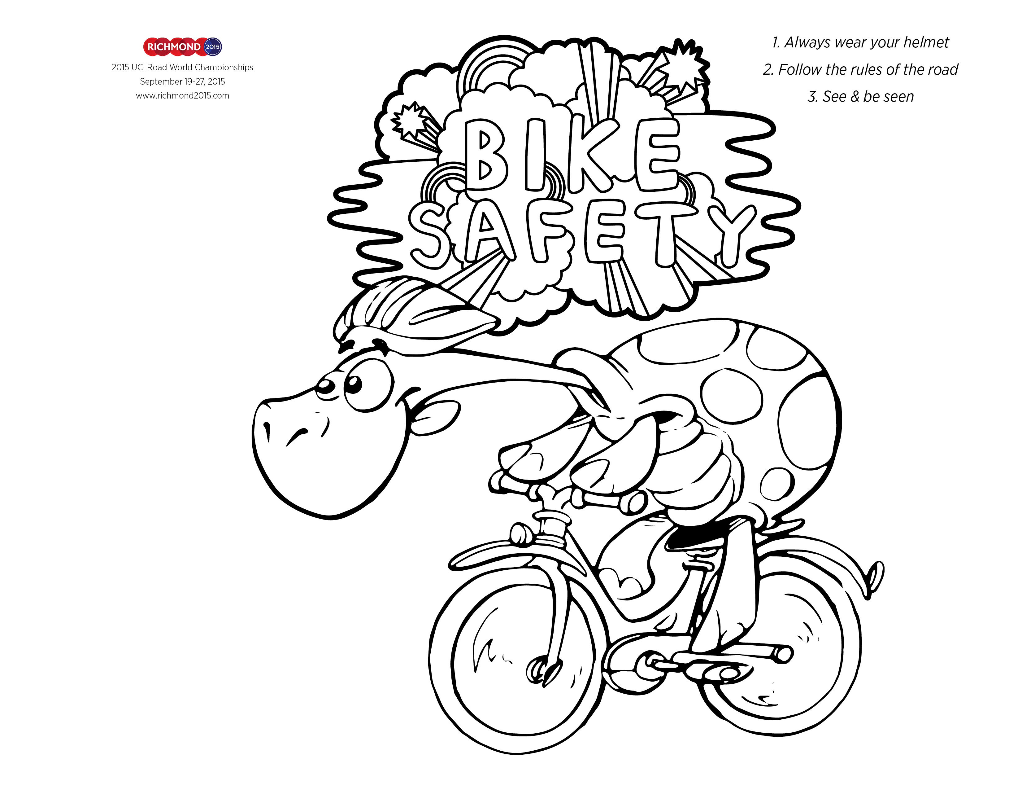 Dibujo para colorear: Bike / Bicycle (Transporte) #136989 - Dibujos para Colorear e Imprimir Gratis