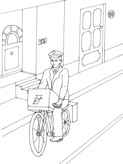 Dibujo para colorear: Bike / Bicycle (Transporte) #137012 - Dibujos para Colorear e Imprimir Gratis